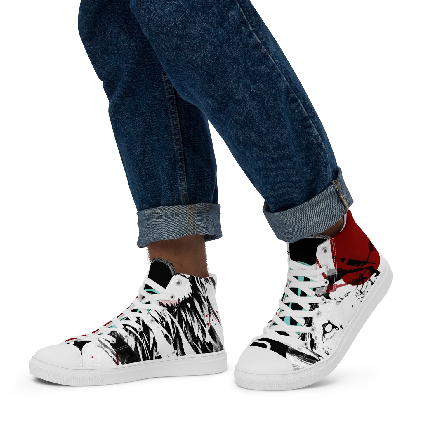 Men’s high top canvas shoes - Lion