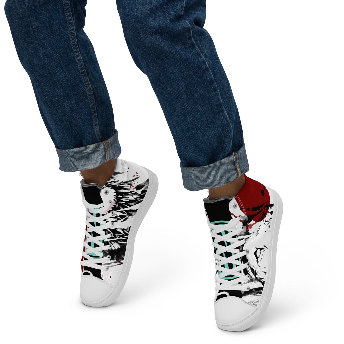 Men’s high top canvas shoes - Lion