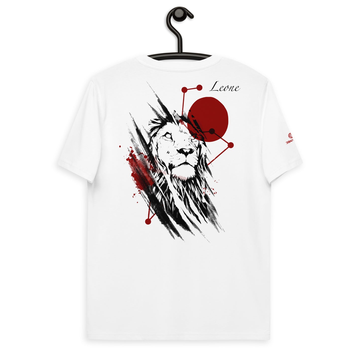 Lion zodiac sign men's organic tee